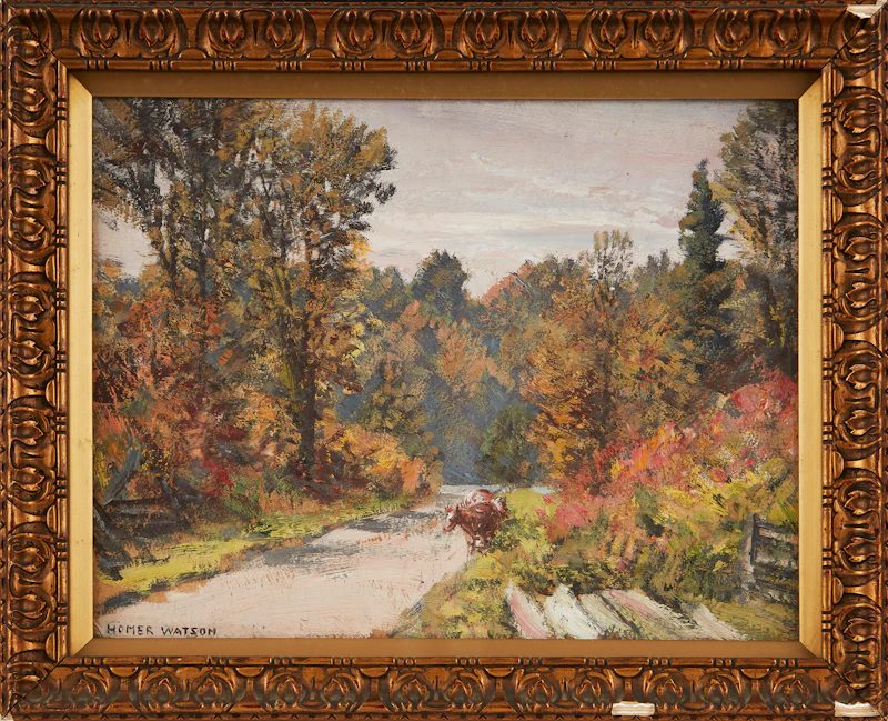 Homer Ransford Watson, Rural Woodland Scene, oil on board - view 2