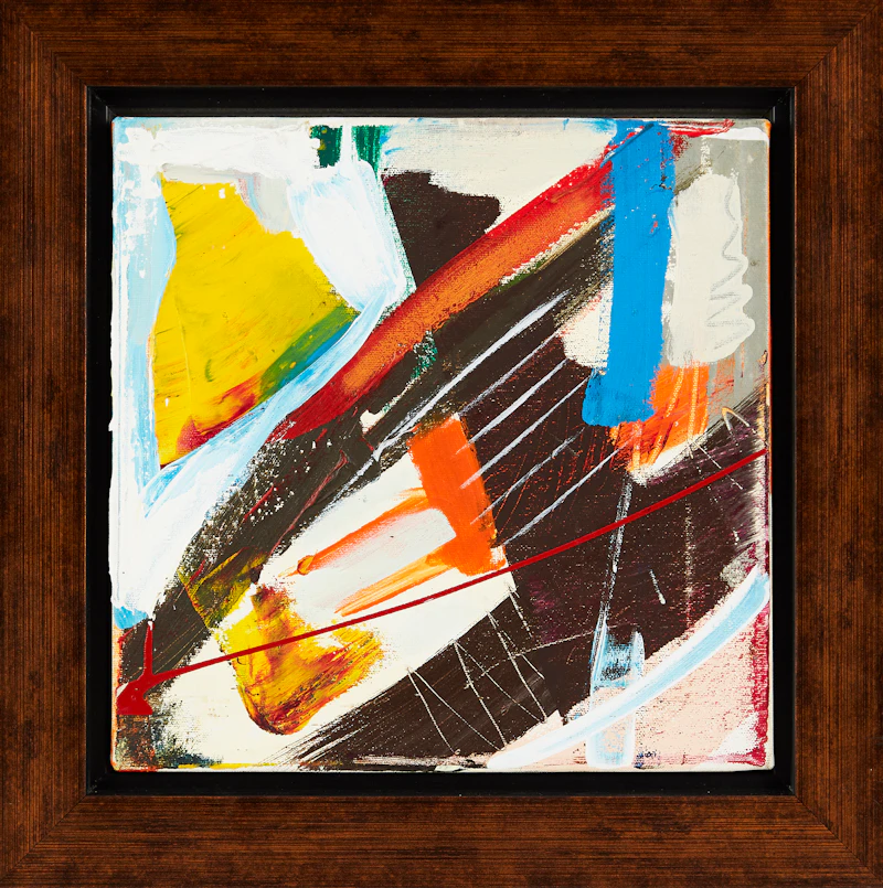 Armand Vaillancourt, Art À La Piece, acrylic on canvas, 2005 - view 2