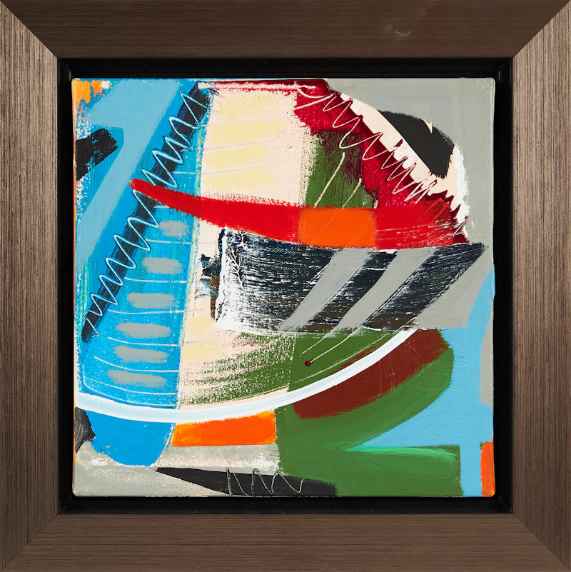 Armand Vaillancourt, Art á la piece, acrylic on canvas, 2005 - view 2