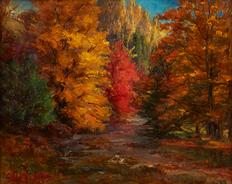 Near the Forks of the Credit River, Ontario, Canada by Caleb Keene