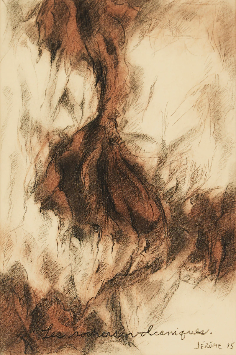 Les rochers volcaniques by Jean-Paul Jérôme