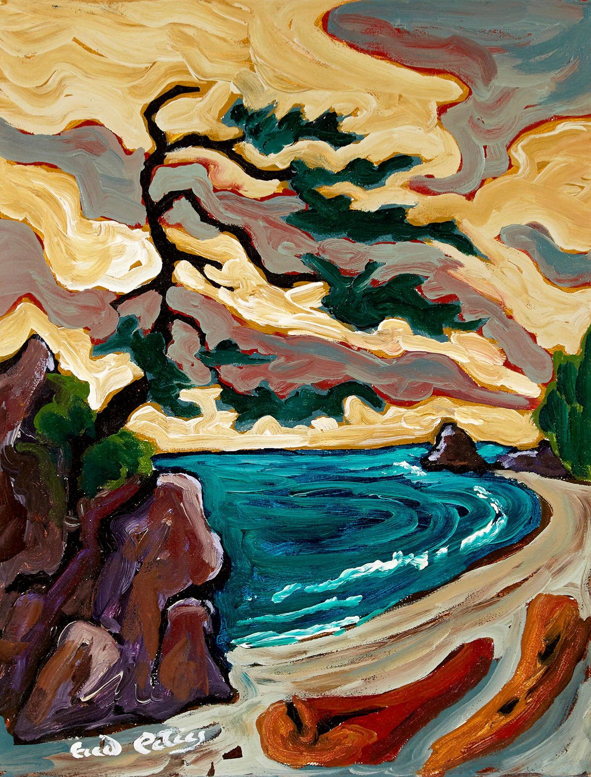 Fred  Peters, West Coast Landscape, oil on canvas