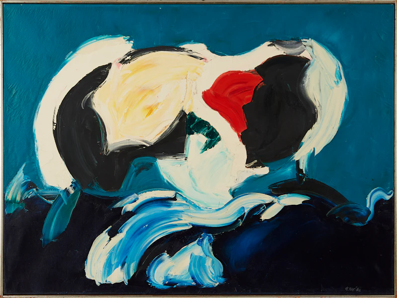 Gert Van der Veen, Untitled; Moment Lumineux, oil on canvas - view 2
