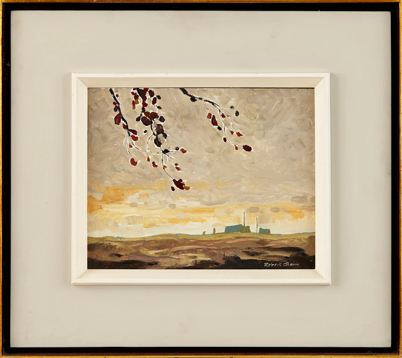Robert Genn, Fort Rupert Landscape, oil on board - view 2