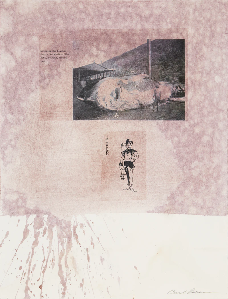 Untitled - “Stripping the Blubber from a Fin Whale” by Carl Beam
