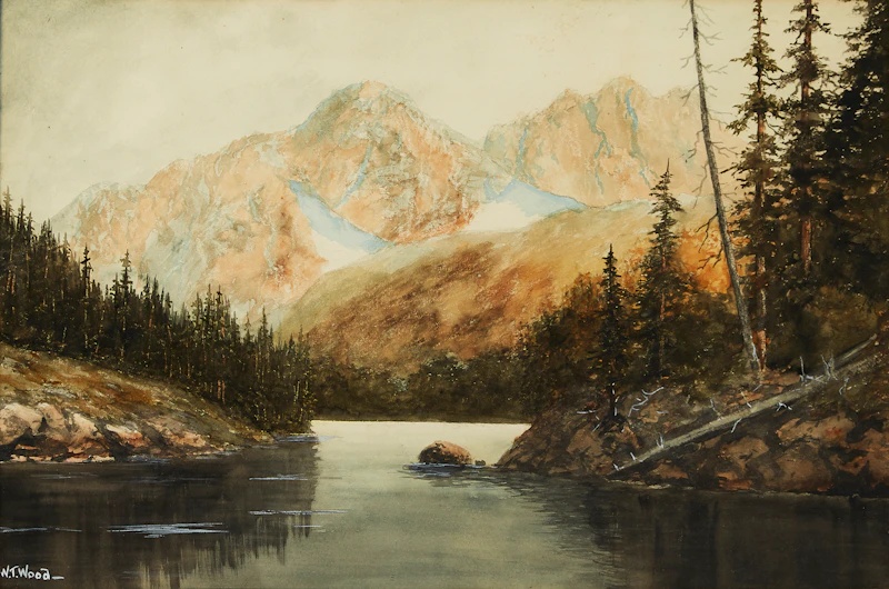 Jack Lake, Jasper Park by W.T. Wood