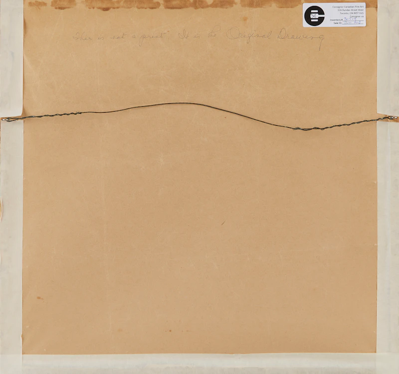 Gordon Appelbe Smith, Two Pears, pencil drawing - view 3