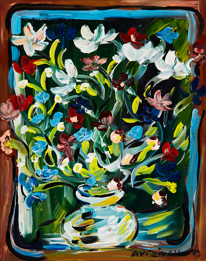 Avi Zivav, Floral Still Life