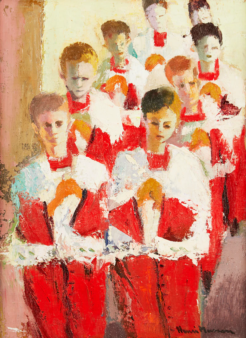 Choir Singers by Henri Leopold Masson