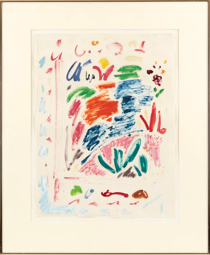 Paul Fournier, Gulf Coast Window #3, acrylic on paper - view 2