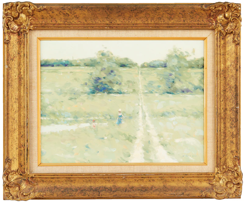 Andre Gisson, French Landscape, oil on canvas - view 2