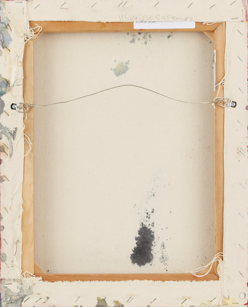 Jane Ash Poitras, Multiple Cultures, mixed media on canvas, 2013 - view 2