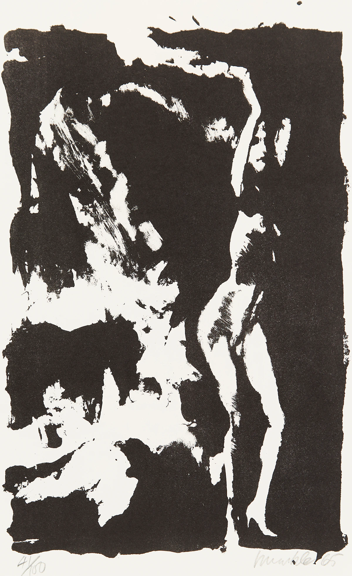 Robert Markle, Untitled (from the 1965 “Toronto 20” Portfolio), lithograph, 1965