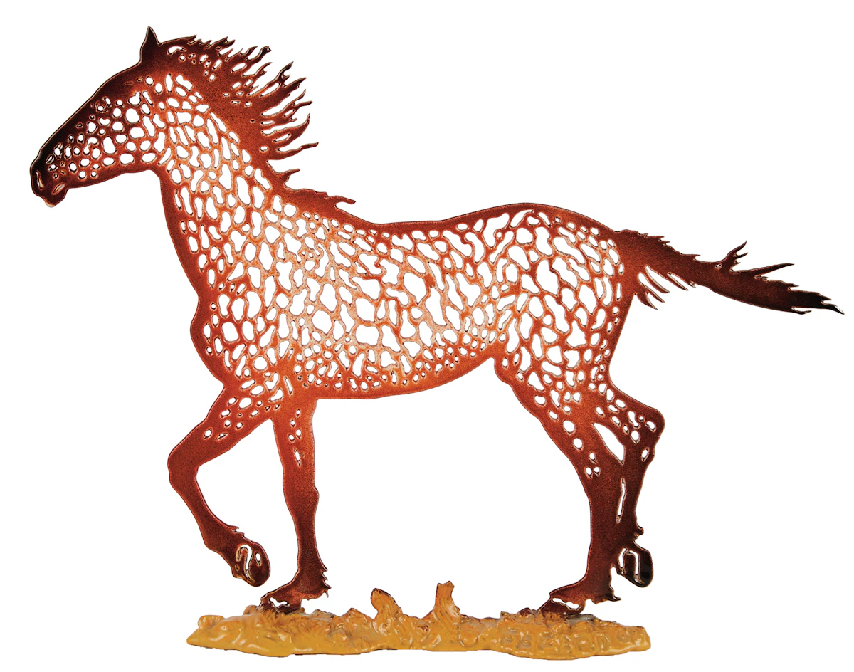 Joe Fafard, Capillery III, laser-cut steel with powder coating, 2008