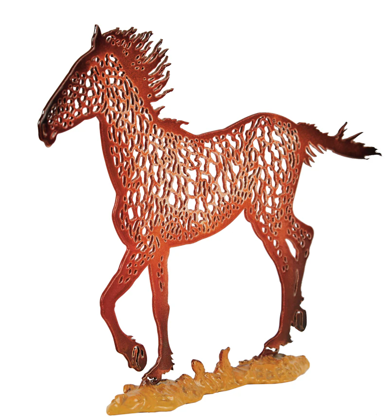 Joe Fafard, Capillery III, laser-cut steel with powder coating, 2008 - view 2