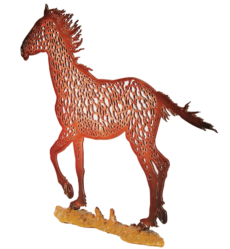 Joe Fafard, Capillery III, laser-cut steel with powder coating, 2008 - view 3