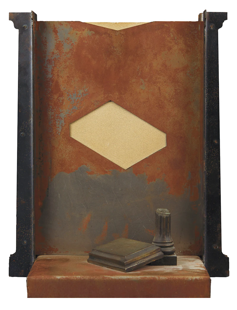 John McEwen, Maquette for Boat Sight, steel and wood sculpture, circa 1983 - view 6