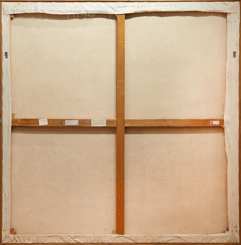 Jean Albert McEwen, Les fiançailles no. 5, oil on canvas, 1976 - view 3