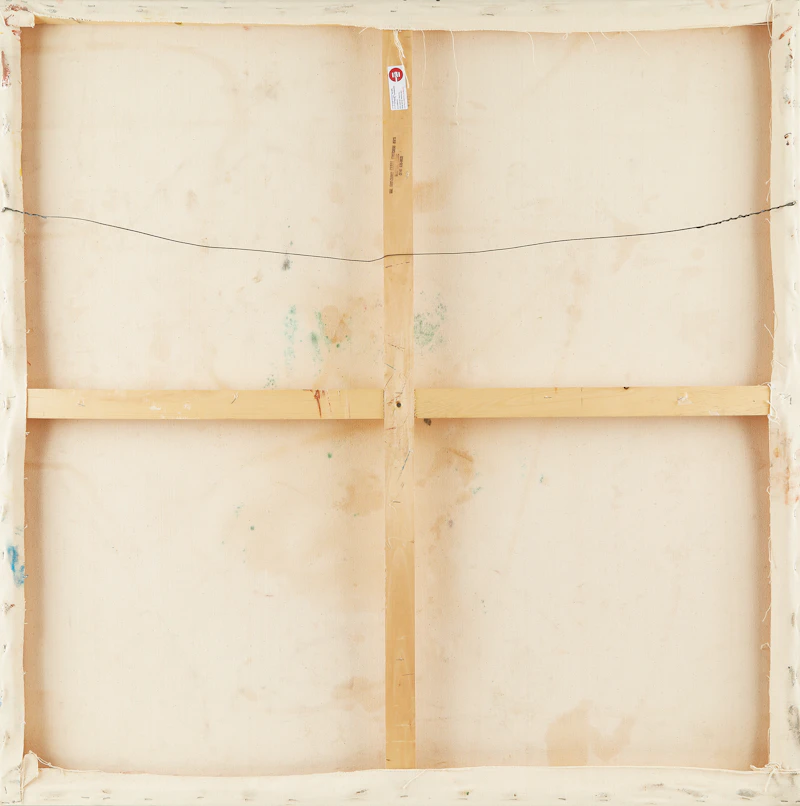 William Ronald, Abstraction, oil on canvas, 1988 - view 2