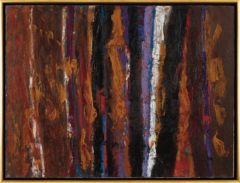 John Meredith, Black Night, oil on canvas, 1959 - view 2