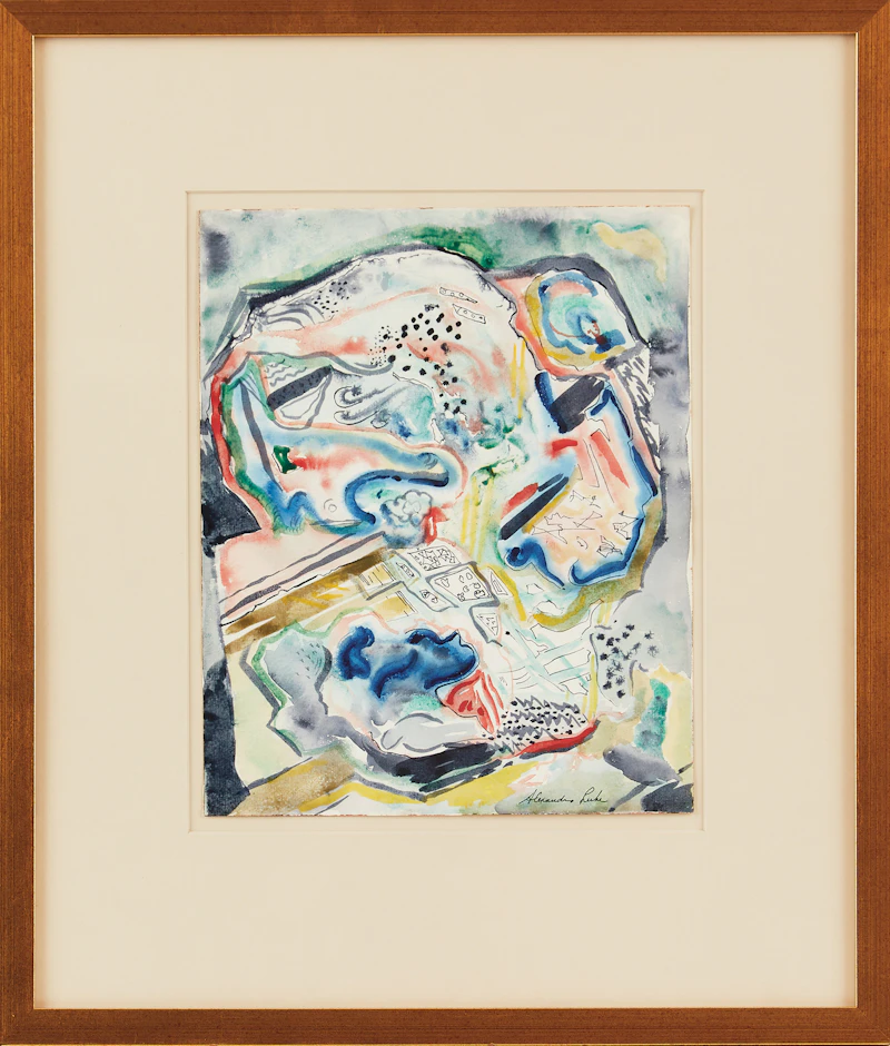 Alexandra Luke, Untitled Composition, watercolour - view 2