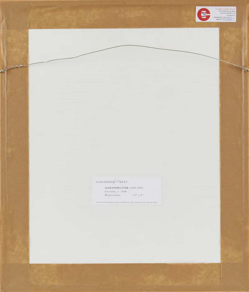 Alexandra Luke, Untitled Composition, watercolour - view 3