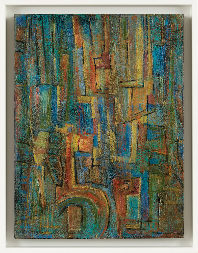 Hortense Mattice Gordon, Votive Lights, oil on canvas board - view 2