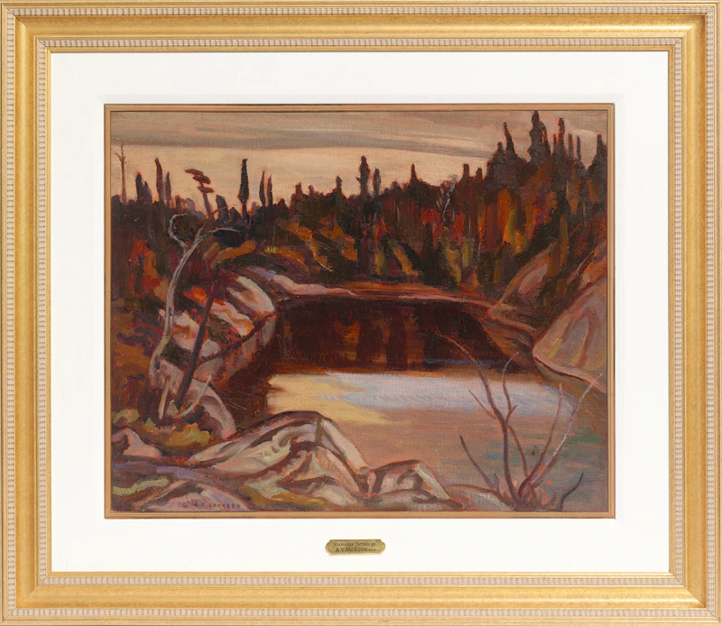 Alexander Young Jackson, Ruisseau Jureux, oil on canvas, 1931 - view 3