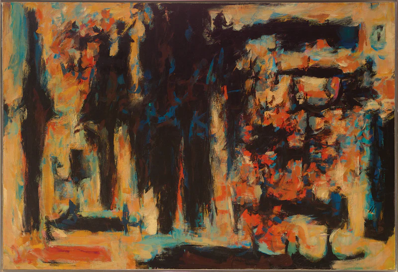 Walter Hawley Yarwood, Autumn Woods, oil on canvas, 1957 - view 2