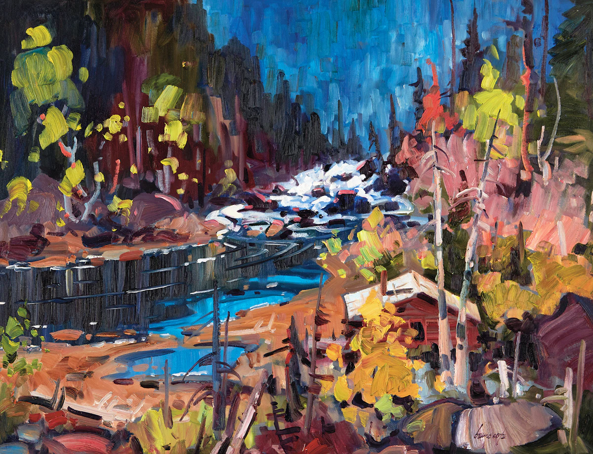 Bruno Côté, Printemps, oil on canvas