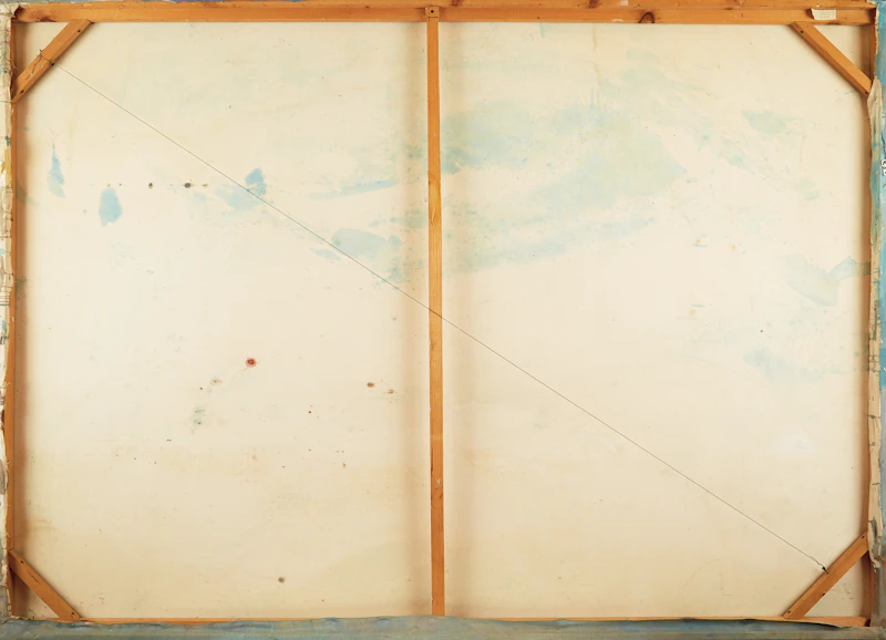 Thomas Sherlock Hodgson, Two x Red + Yellow, oil on canvas, 1987 - view 2