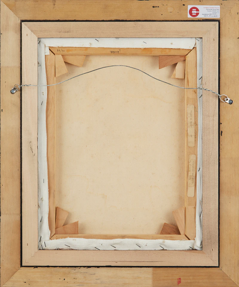 Fernand Toupin, Coin de nuit, acrylic on canvas, 1979 - view 3