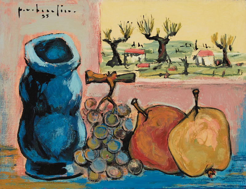Paul-Vanier Beaulieu, Nature morte avec paysage