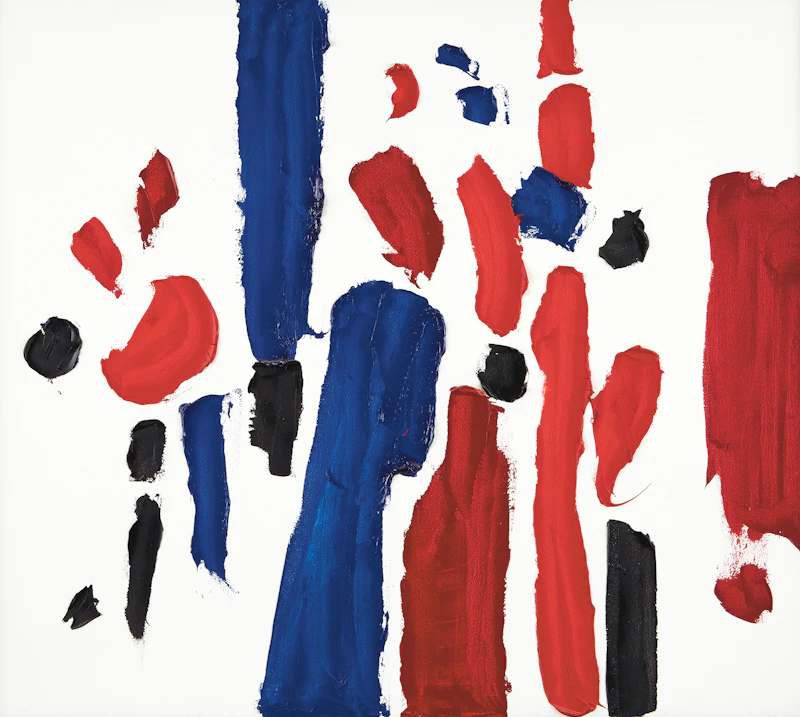 Lise Gervais, Sans titre, acrylic on canvas, 1985 - view 1