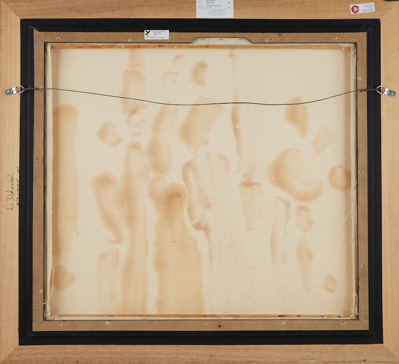 Lise Gervais, Sans titre, acrylic on canvas, 1985 - view 3