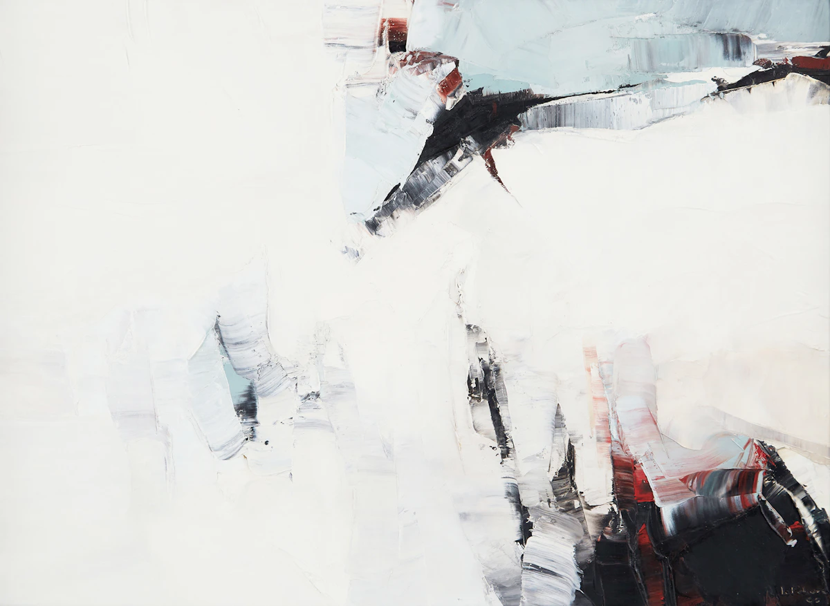 Jean LeFébure, Abstraction, oil on canvas, 1960