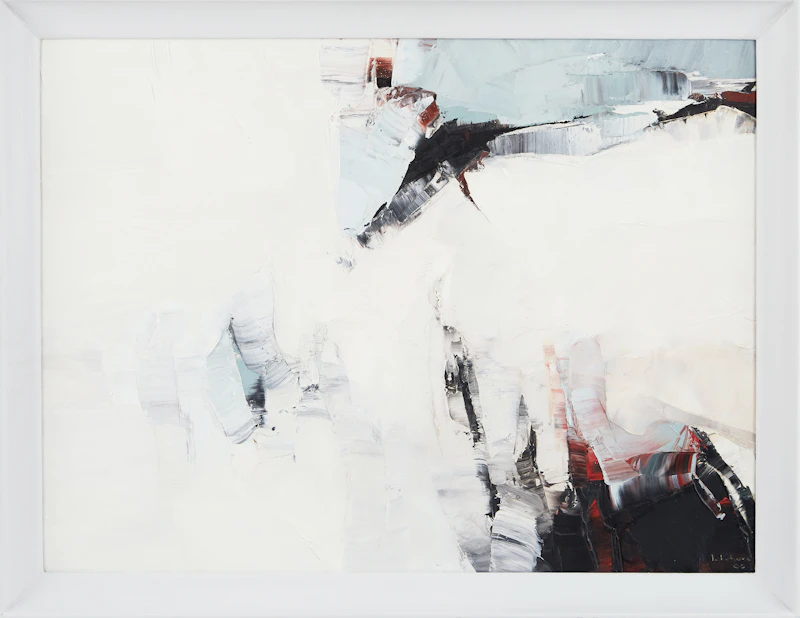 Jean LeFébure, Abstraction, oil on canvas, 1960 - view 2