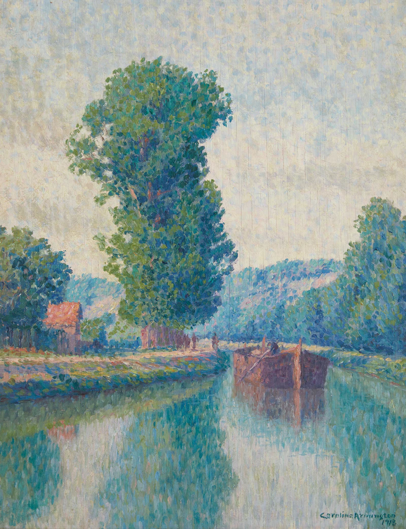 Caroline Helena Armington, Barge on the Canal