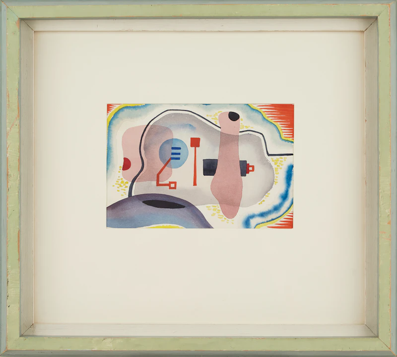 James Williamson Galloway Macdonald, Abstract - Lines and Spaces (1946), watercolour, 1946 - view 2