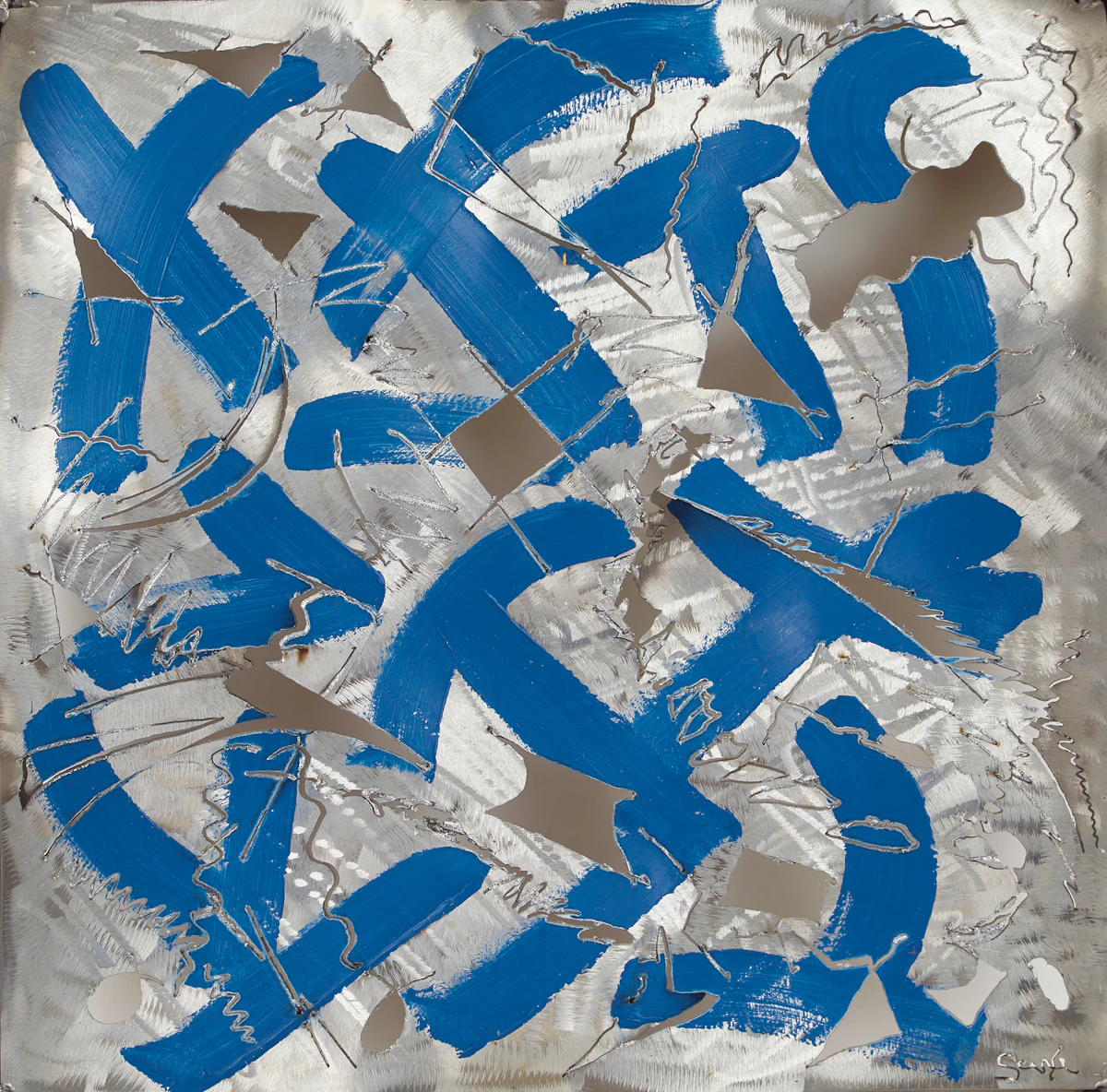 Henry Saxe, Jean Carignan, acrylic on aluminum, 2012
