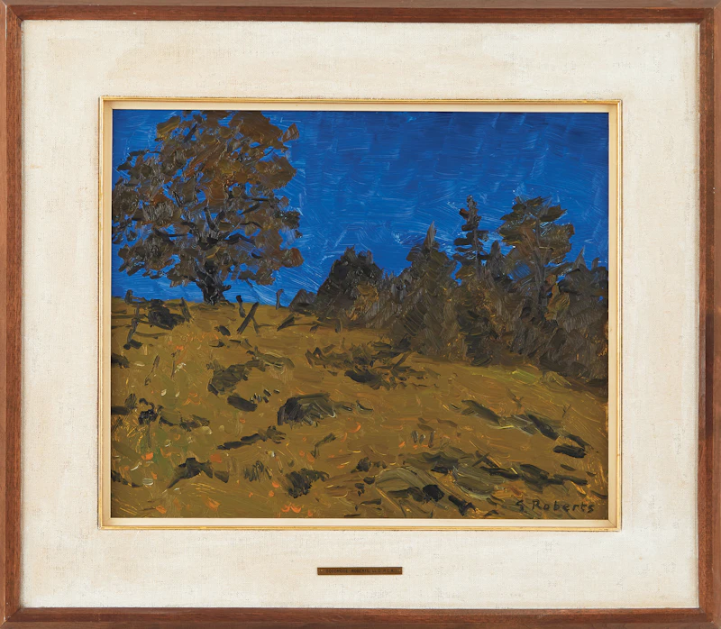 William Goodridge Roberts, Bright Day, Laurentians, oil on board - view 2
