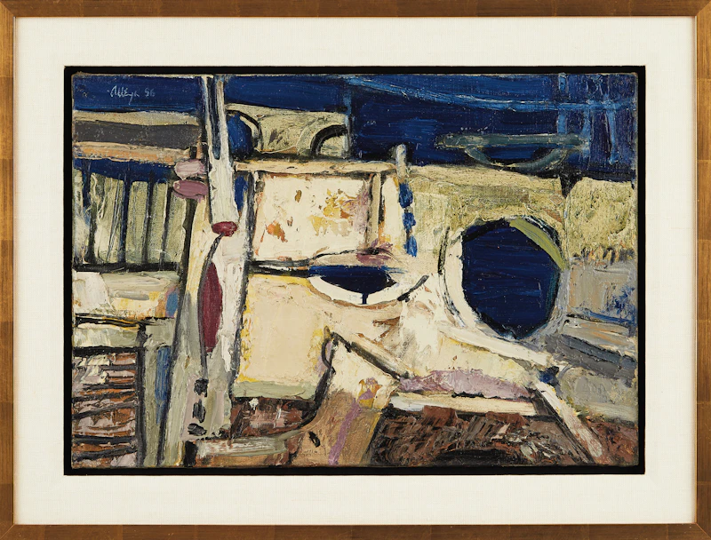 Edmund Alleyn, Sans titre, oil on canvas - view 2