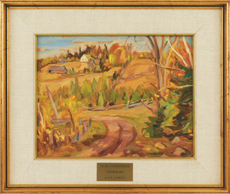 Alexander Young Jackson, Near Combermere, oil on board, 1961 - view 2