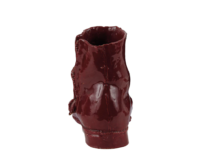 Gathie Falk, Men’s Right Boot, ceramic sculpture; condition noted, circa 1973 - view 5