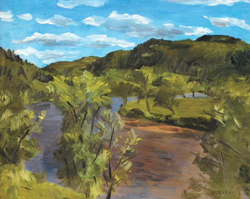 Bend in the Gouffre River, Mid-Summer, Laurentians by William Goodridge Roberts