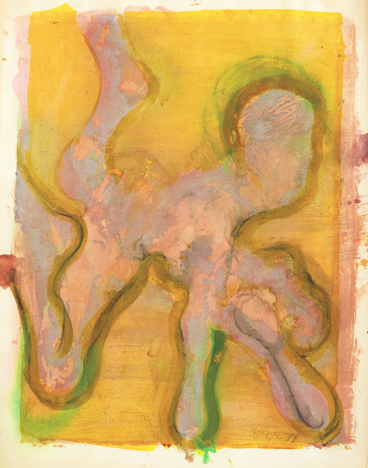 John Graham Coughtry, Sonada Variations, mixed media on paper
