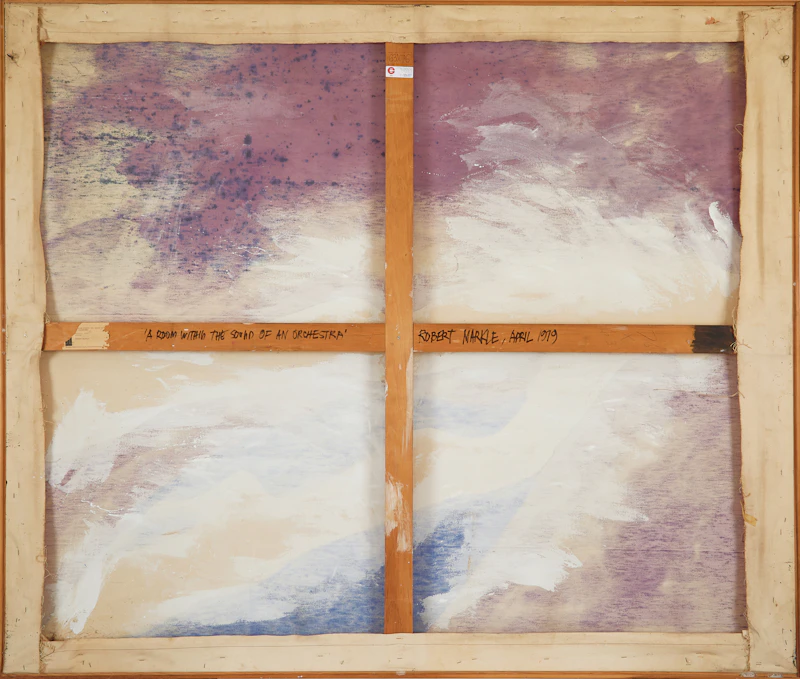 Robert Markle, A Room Within the Sound of an Orchestra, acrylic on canvas, 1979 - view 3