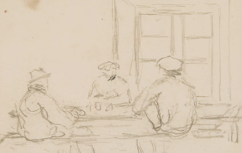 Interior with Figures by James Wilson Morrice
