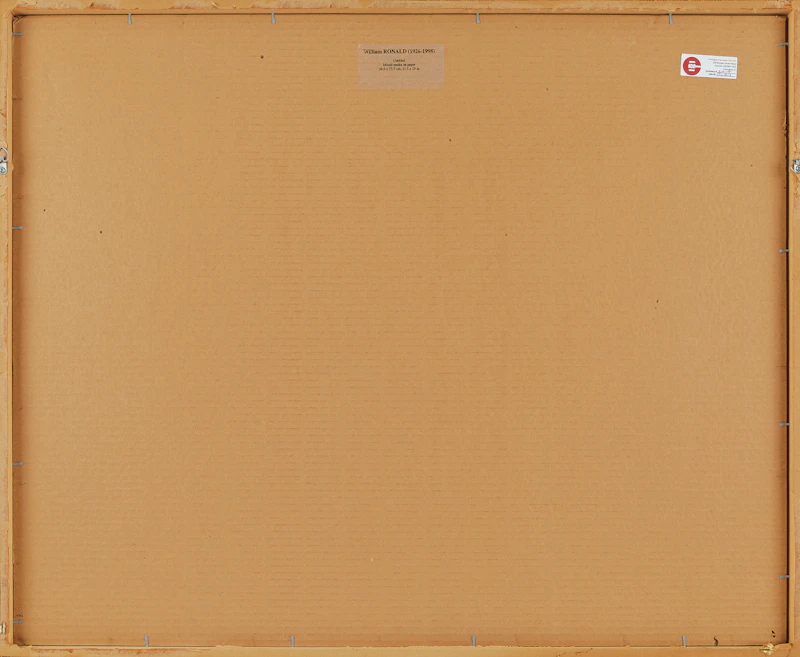 William Ronald, Untitled, mixed media on paper - view 3