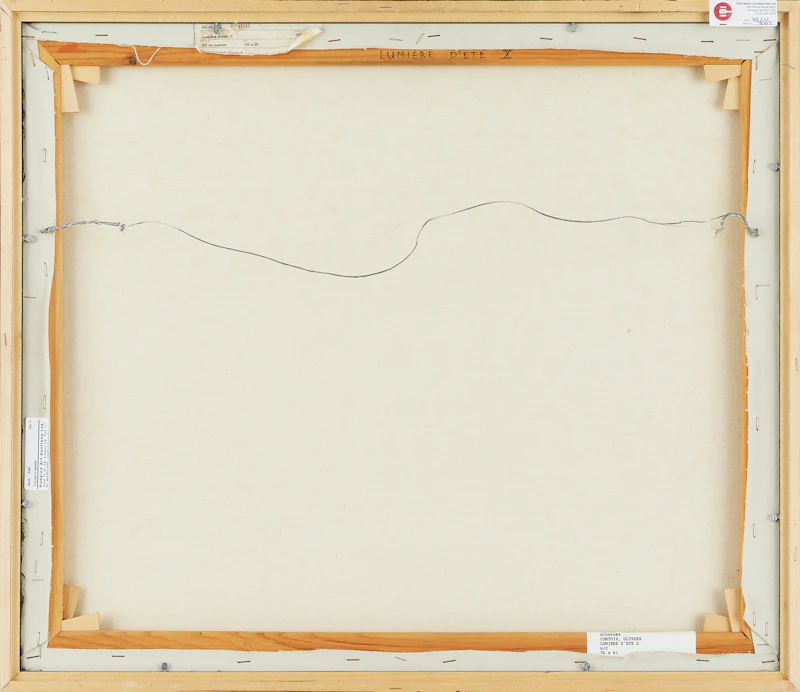 Ulysse Comtois, Lumière d’été X, oil on canvas, 1976 - view 3